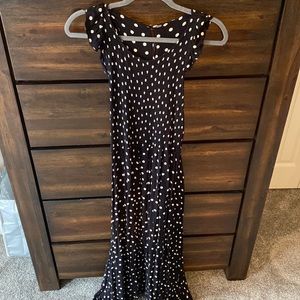 Small polka dot free people dress
